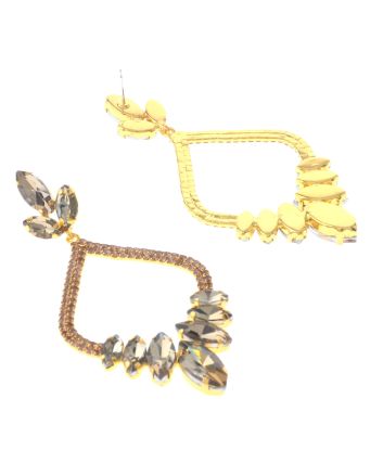 Rhinestone Post Earrings