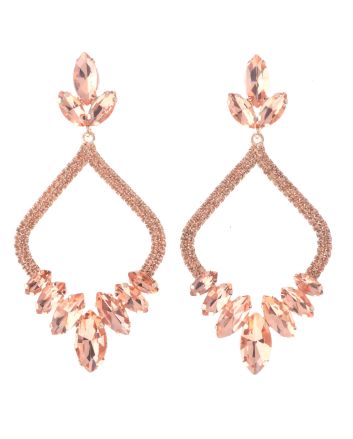 Rhinestone Post Earrings