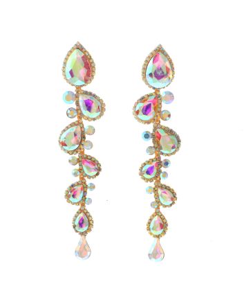 Rhinestone Post Earrings