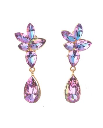 Crystal Clip-On Earrings
