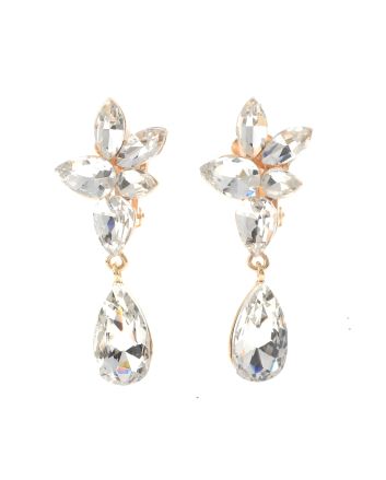 Crystal Clip-On Earrings