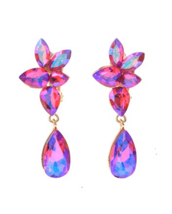 Crystal Clip-On Earrings