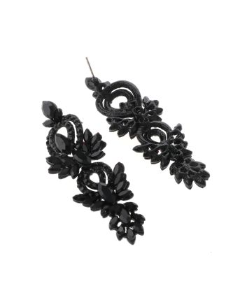 Rhinestone Dangle Post Earrings