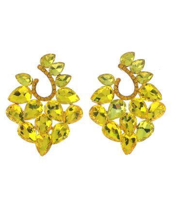Rhinestone Drop Post Earrings