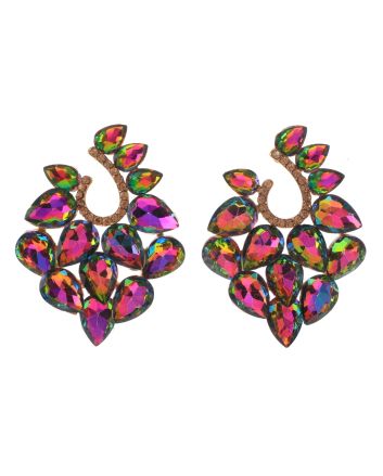 Rhinestone Drop Post Earrings