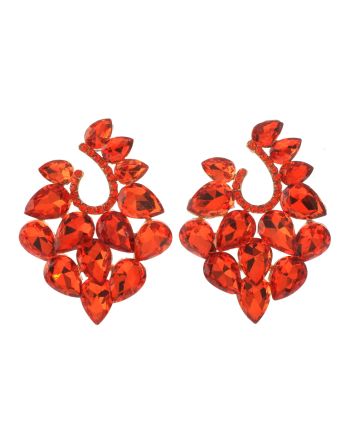 Rhinestone Drop Post Earrings