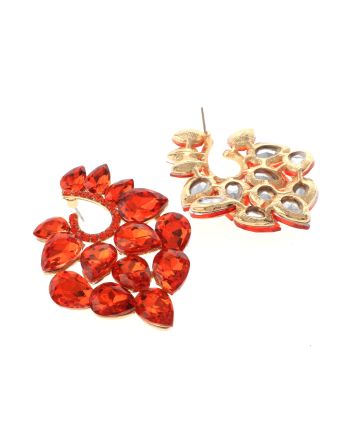 Rhinestone Drop Post Earrings