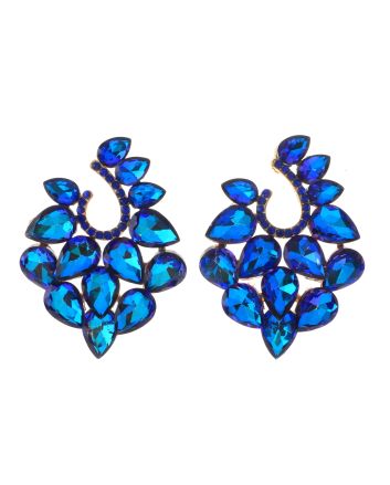 Rhinestone Drop Post Earrings