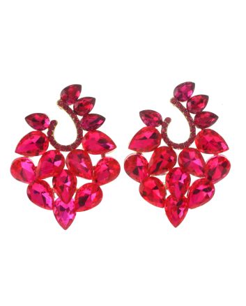 Rhinestone Drop Post Earrings