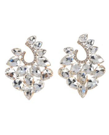 Rhinestone Drop Post Earrings