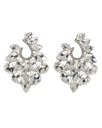 Rhinestone Drop Post Earrings