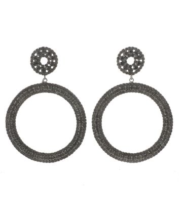 Large Crystal Drop Earrings