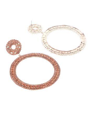 Large Crystal Drop Earrings