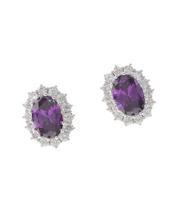 Cubic Zirconia Stud Earrings