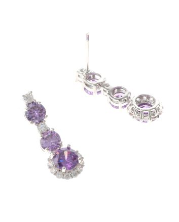 Cubic Zirconia Post Earrings