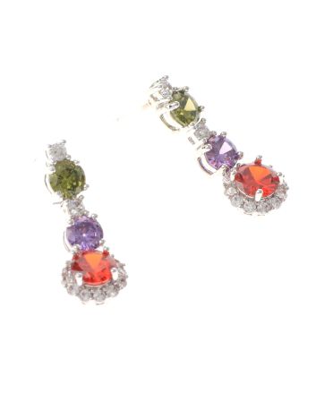 Cubic Zirconia Post Earrings