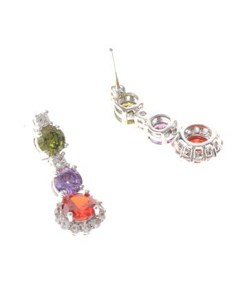 Cubic Zirconia Post Earrings