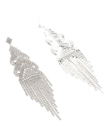 Long Chandelier Rhinestone Earring