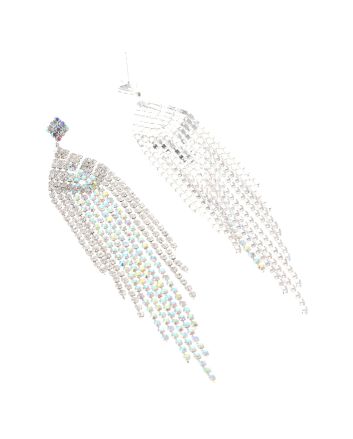 Long Chandelier Rhinestone Earring
