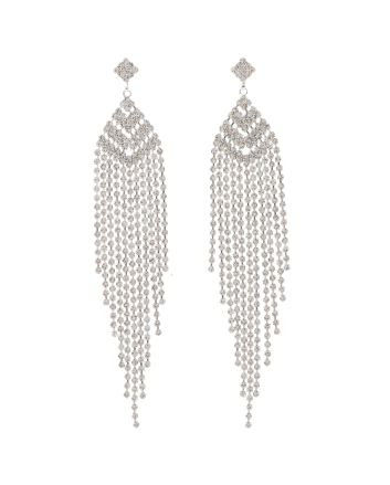 Long Chandelier Rhinestone Earring