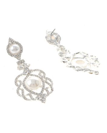 Rhinestone Drop Post Earrings