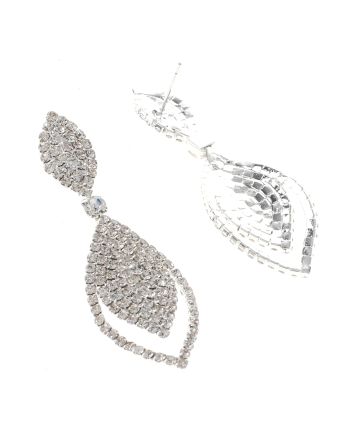 Rhinestone Drop Post Earrings