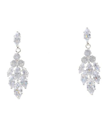 Rhinestone Drop Post Earrings