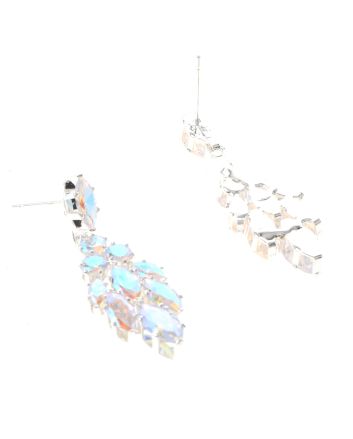 Rhinestone Drop Post Earrings