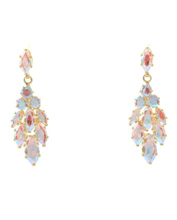 Rhinestone Drop Post Earrings