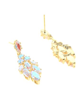 Rhinestone Drop Post Earrings