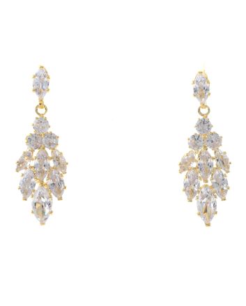 Rhinestone Drop Post Earrings