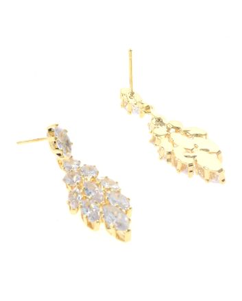 Rhinestone Drop Post Earrings