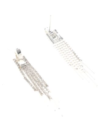 Rhinestone Dangle Post Earrings