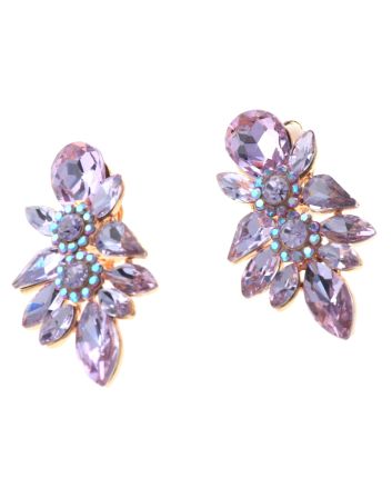 Crystal Clip-On Earrings