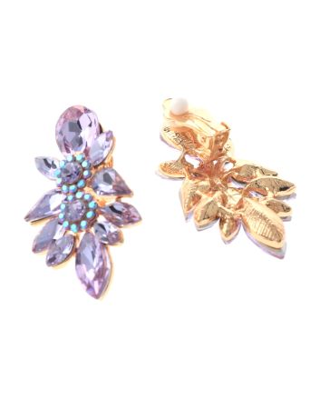 Crystal Clip-On Earrings