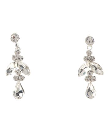 Rhinestone Post Earrings
