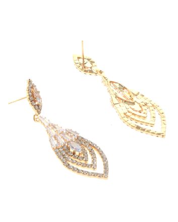 Cubic Zirconia Post Earrings