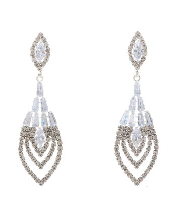 Cubic Zirconia Post Earrings