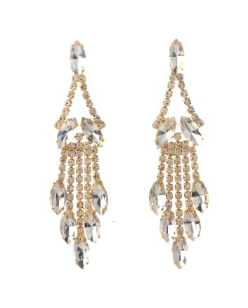Crystal Chandelier Post Earrings
