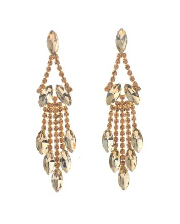Crystal Chandelier Post Earrings