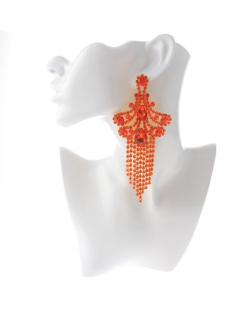 Crystal Chandelier Post Earrings