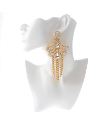 Crystal Chandelier Post Earrings