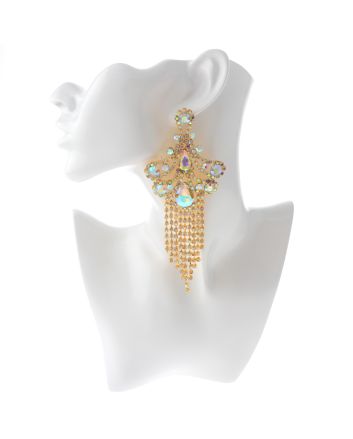 Crystal Chandelier Post Earrings