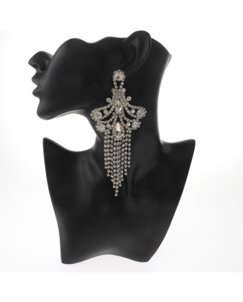Crystal Chandelier Post Earrings