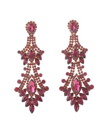Crystal Rhinestone Drop Earrings
