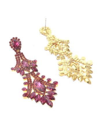 Crystal Rhinestone Drop Earrings
