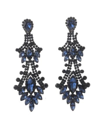 Crystal Rhinestone Drop Earrings