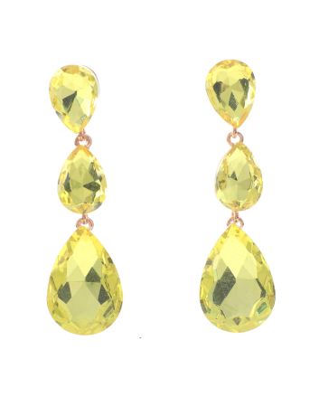 Crystal Rhinestone Drop Earrings