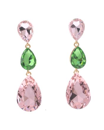 Crystal Rhinestone Drop Earrings