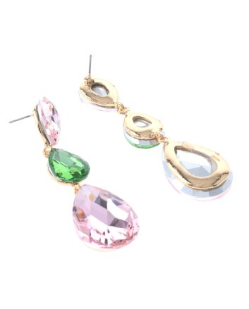 Crystal Rhinestone Drop Earrings